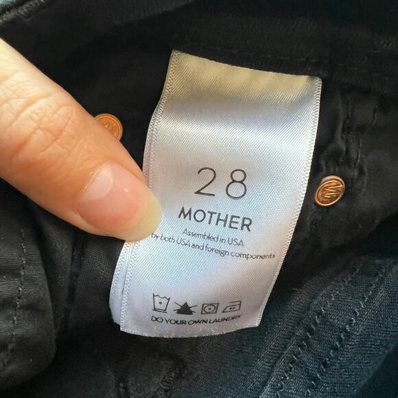 Mother High Waisted Looker Jeans in Not Guilty One Size 28 - Picture 5 of 7